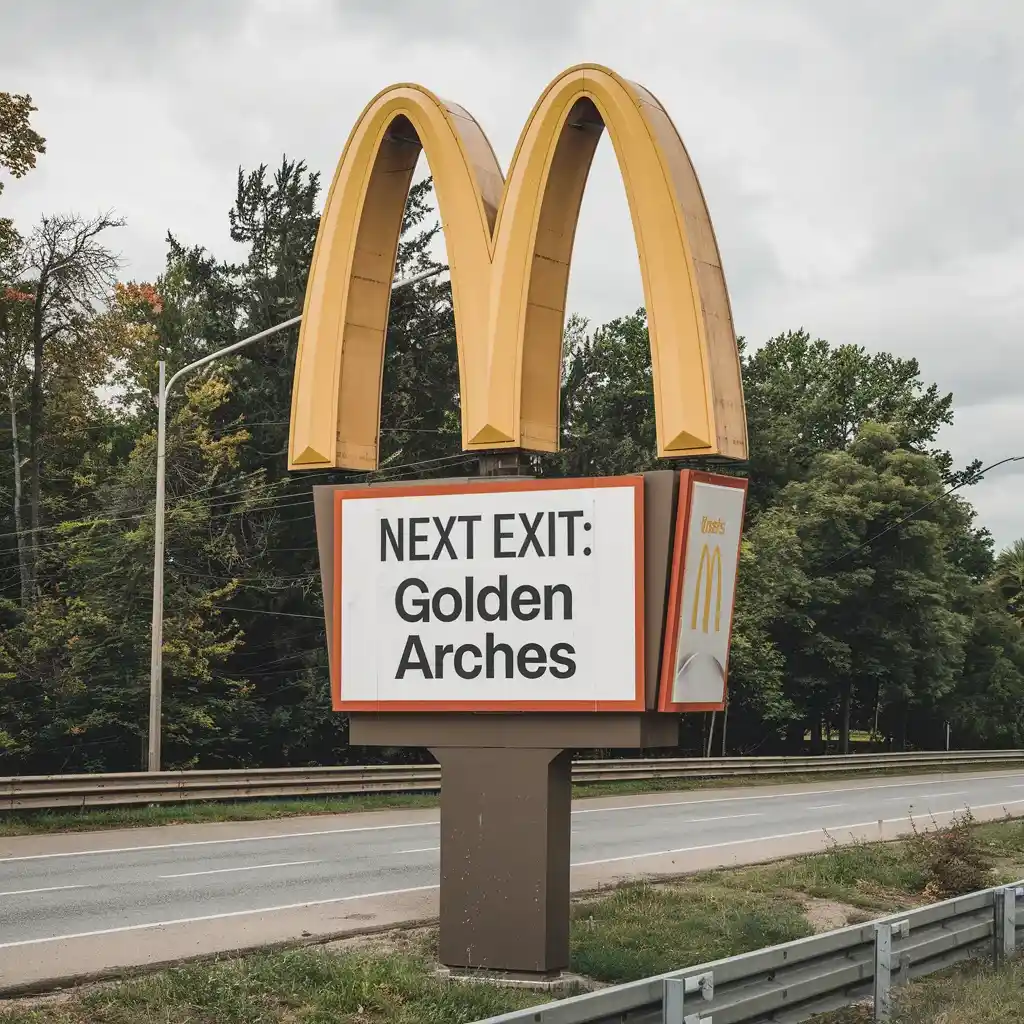 McDonalds uses creative billboards