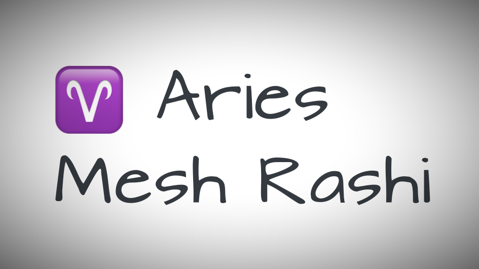 1. Horoskop Aries - Mesh Rashi 3 Aries