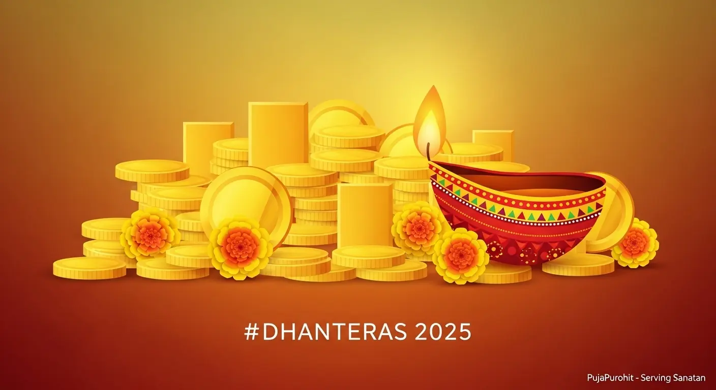 Dhanteras 2025 Date and Muhurat: Rituals, Significance, and Puja Booking Guide with pujaPurohit