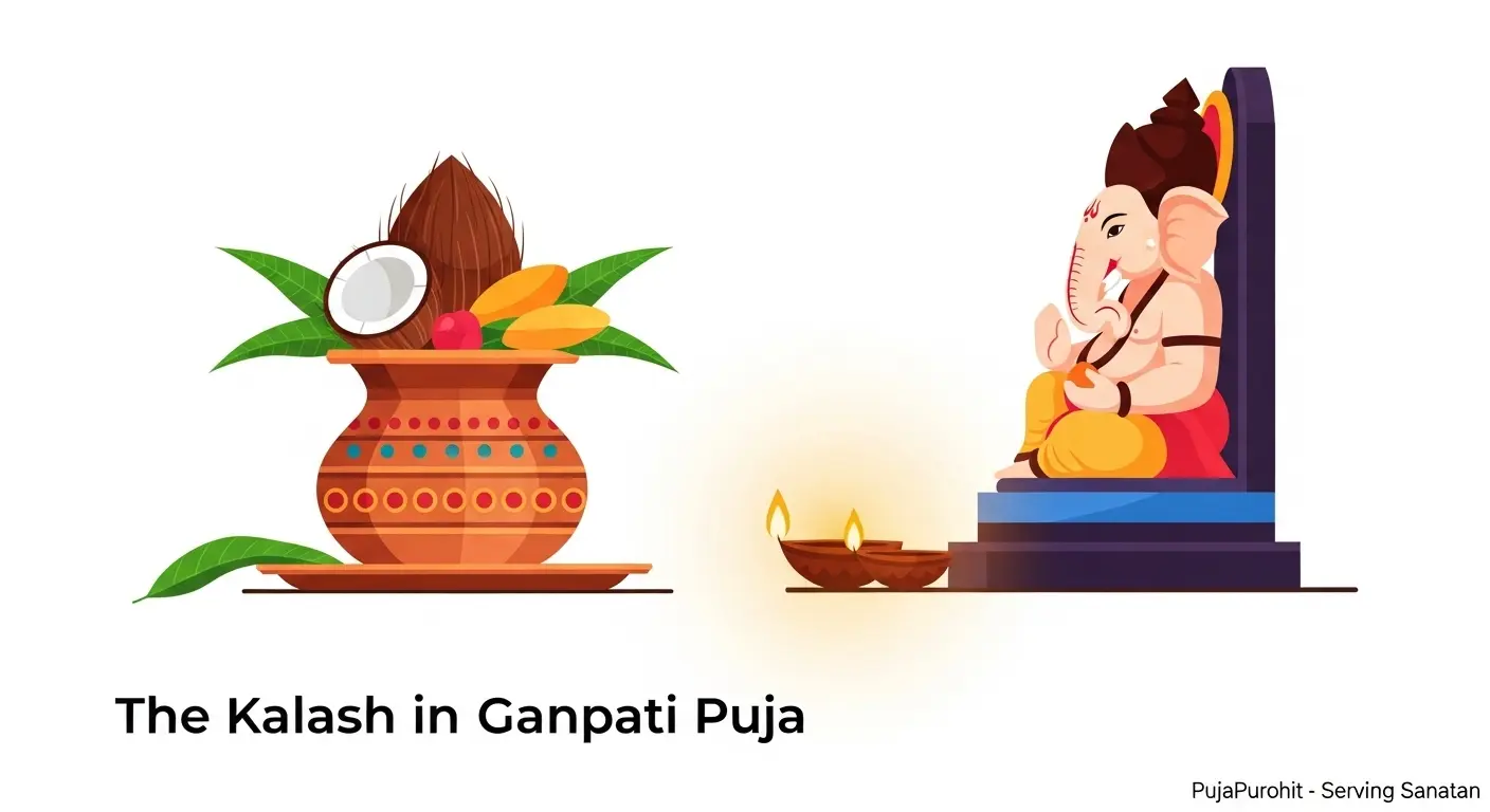 Why Do We Place Kalash in Ganpati Puja? Significance and Rituals for Ganesh Chaturthi 2025