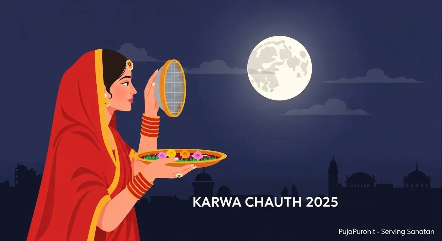 Book Karwa Chauth Puja and Katha in Delhi NCR with Trusted Pandits from pujaPurohit – Authentic Home Rituals