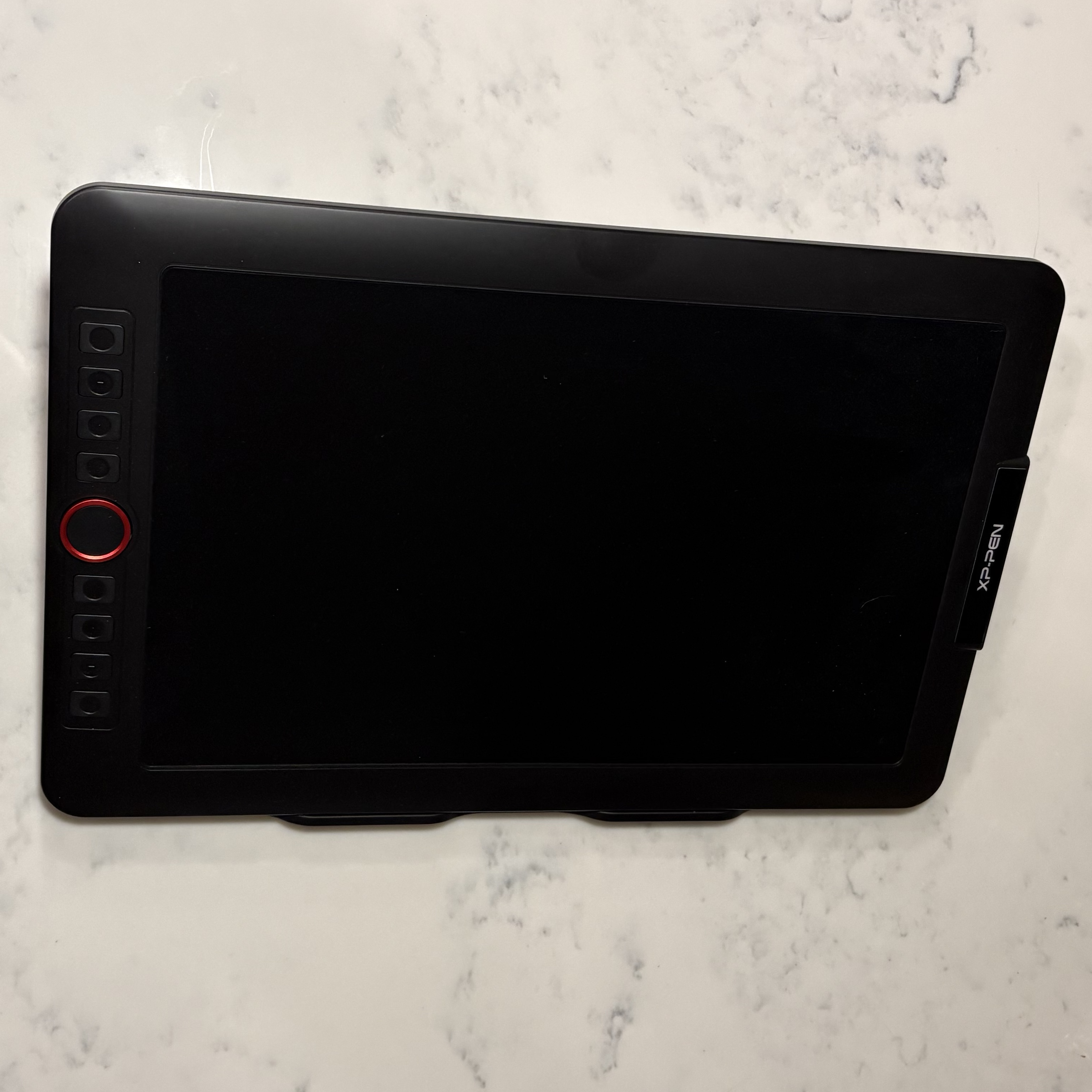 XP-PEN drawing tablet on a countertop