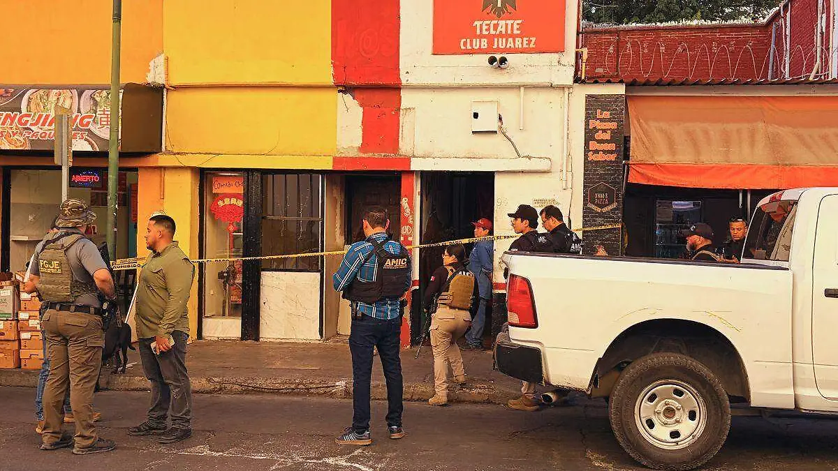 Muere policía municipal tras ataque armado en el bar Club Juárez de Hermosillo