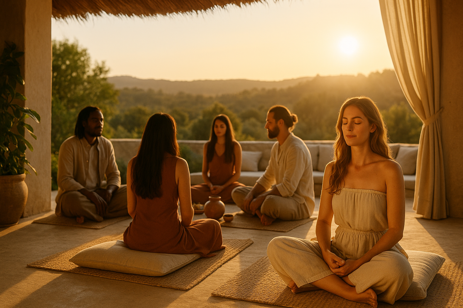 A serene, inspiring space for connection and learning.