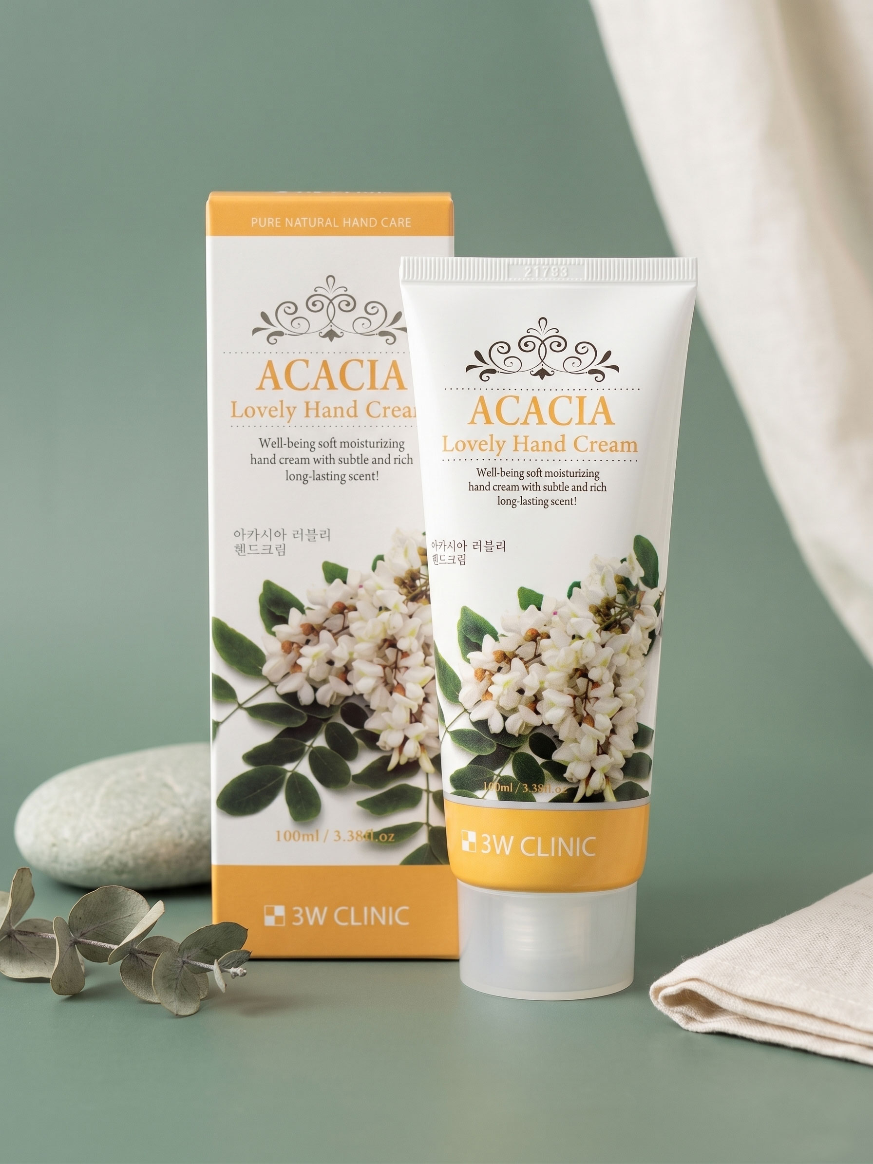 3W Clinic Acacia Lovely Hand Cream