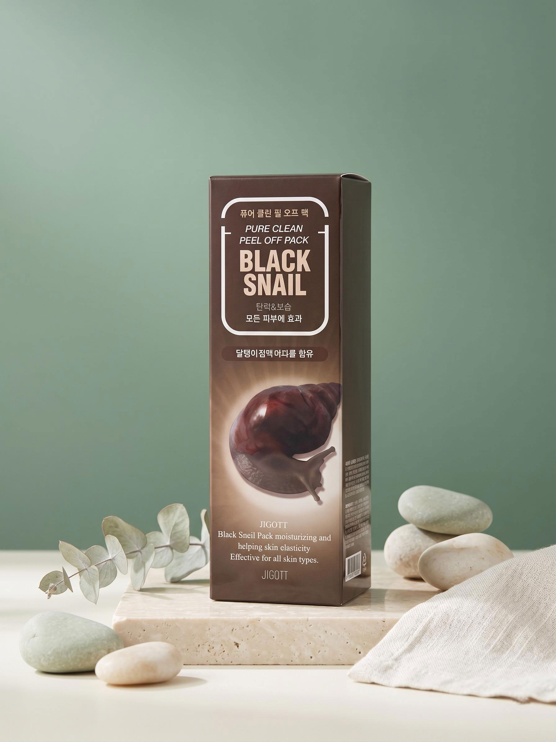 Jigott Pure Clean Peel Off Pack Black Snail