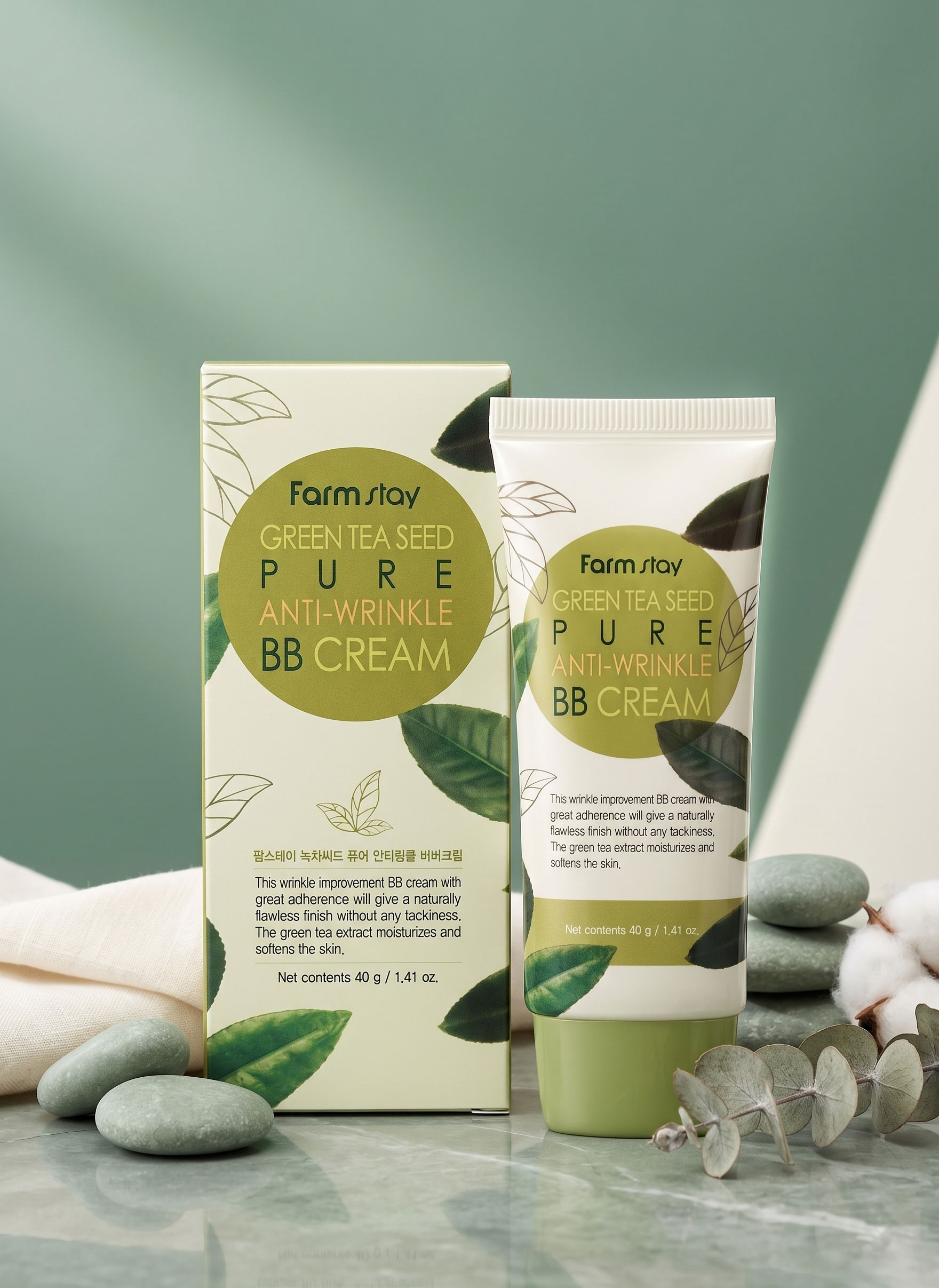Farm Stay Green Tea Seed Pure Anti-Wrinkle BB Cream