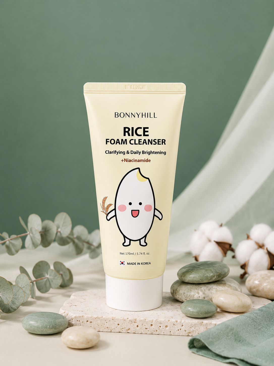Bonnyhill Rice Foam Cleanser + Niacinamide