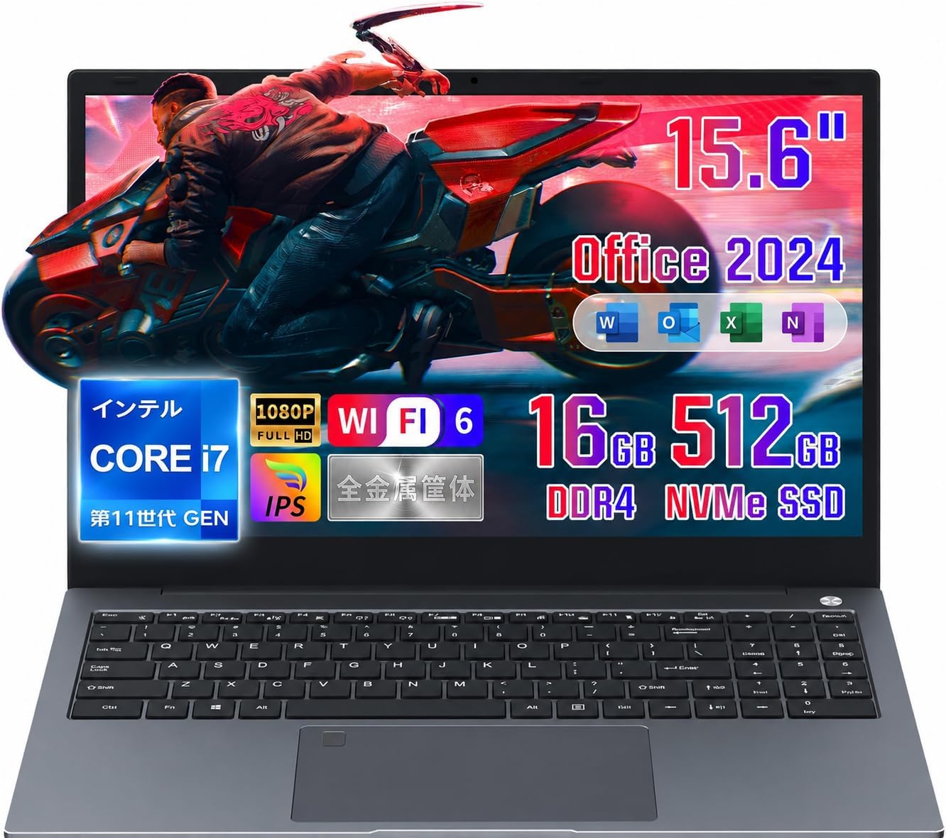 SERYUB ノートパソコン Core i7-1165G7 15.6インチ Windows 11 Pro