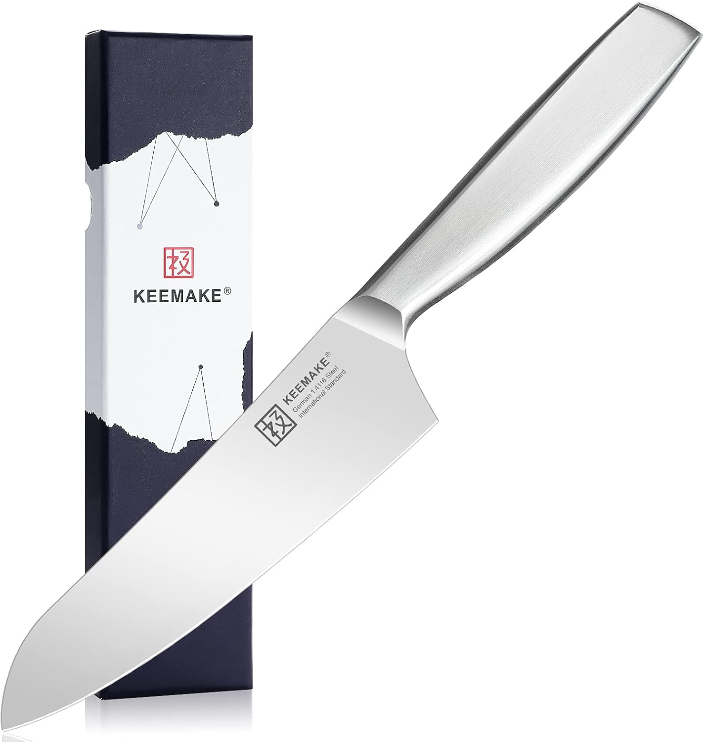 KEEMAKE 包丁 三徳包丁 160mm ステンレス 食洗機対応 万能 料理 多機能 左利きも対応 肉切り 菜切り 魚切り キッチン用品 プレゼント ギフト