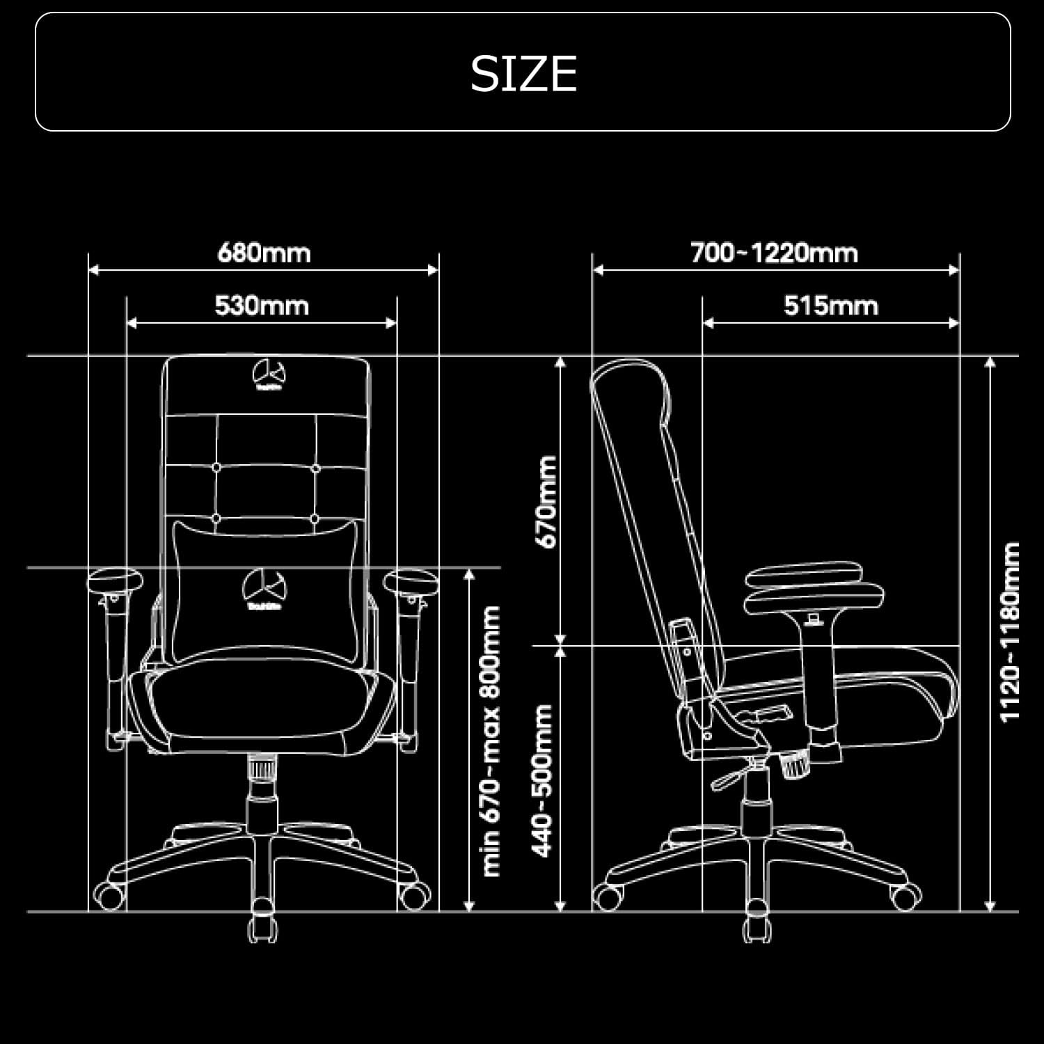 Bauhutte (バウヒュッテ) ゲーミングソファチェア2 G-370-BK - 3