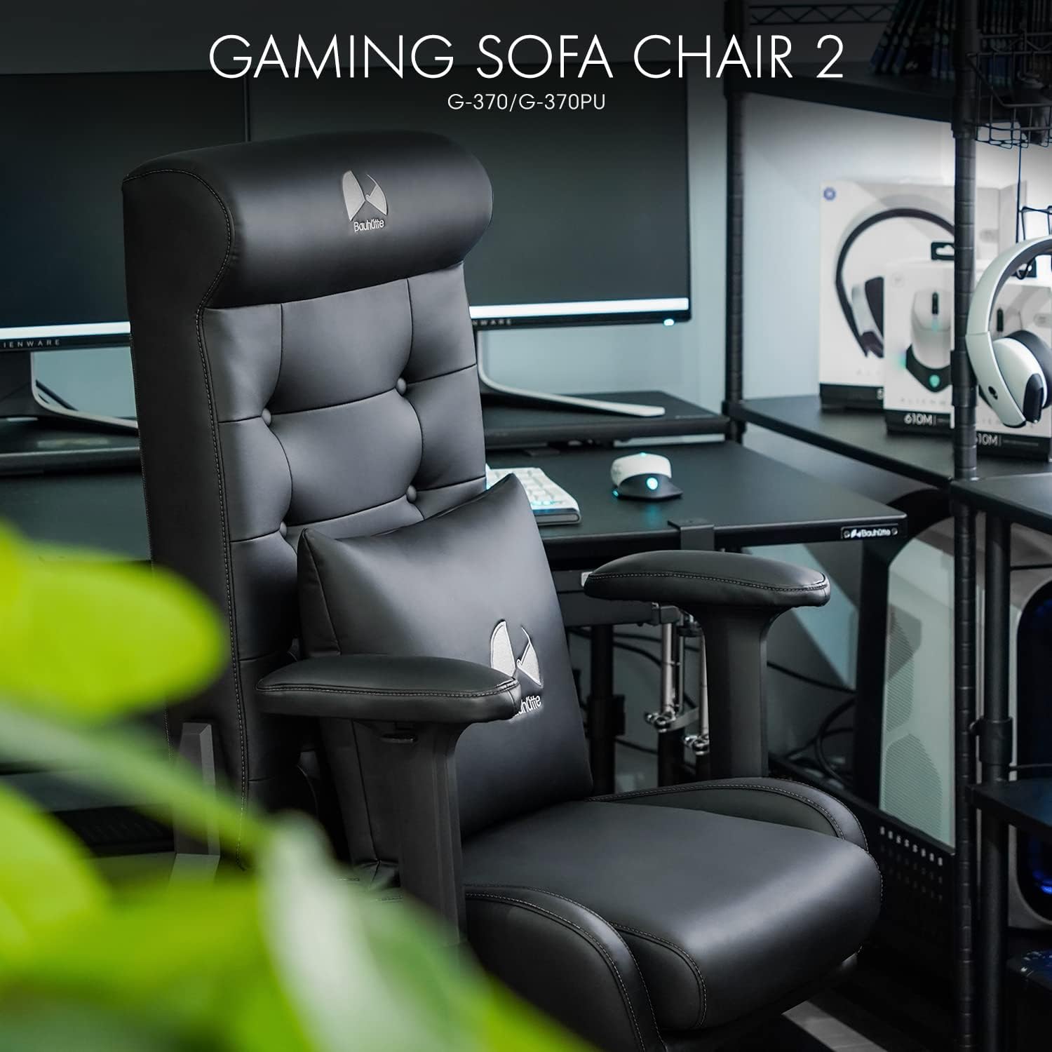 Bauhutte (バウヒュッテ) ゲーミングソファチェア2 G-370-BK - 4