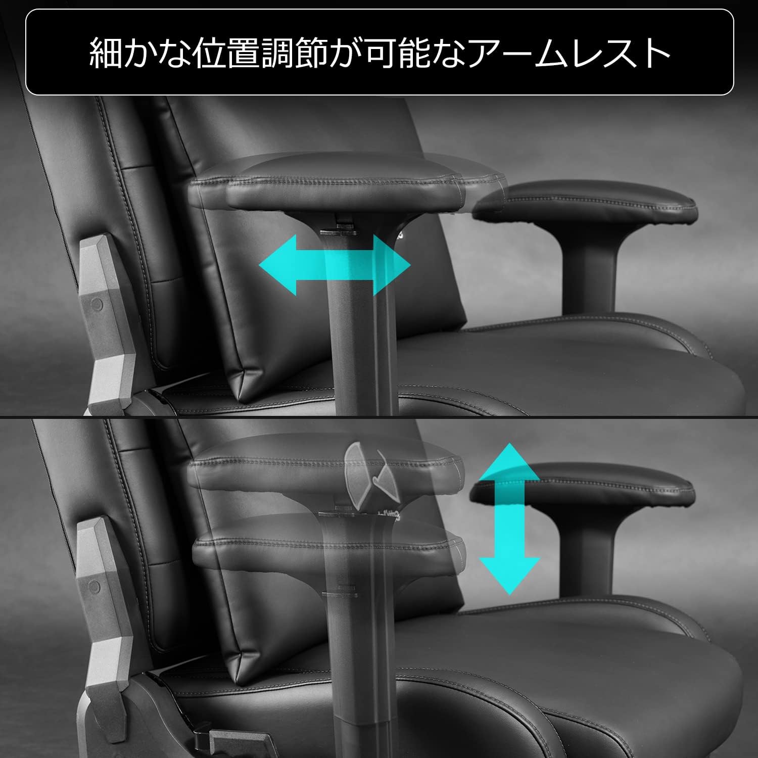 Bauhutte (バウヒュッテ) ゲーミングソファチェア2 G-370-BK - 6