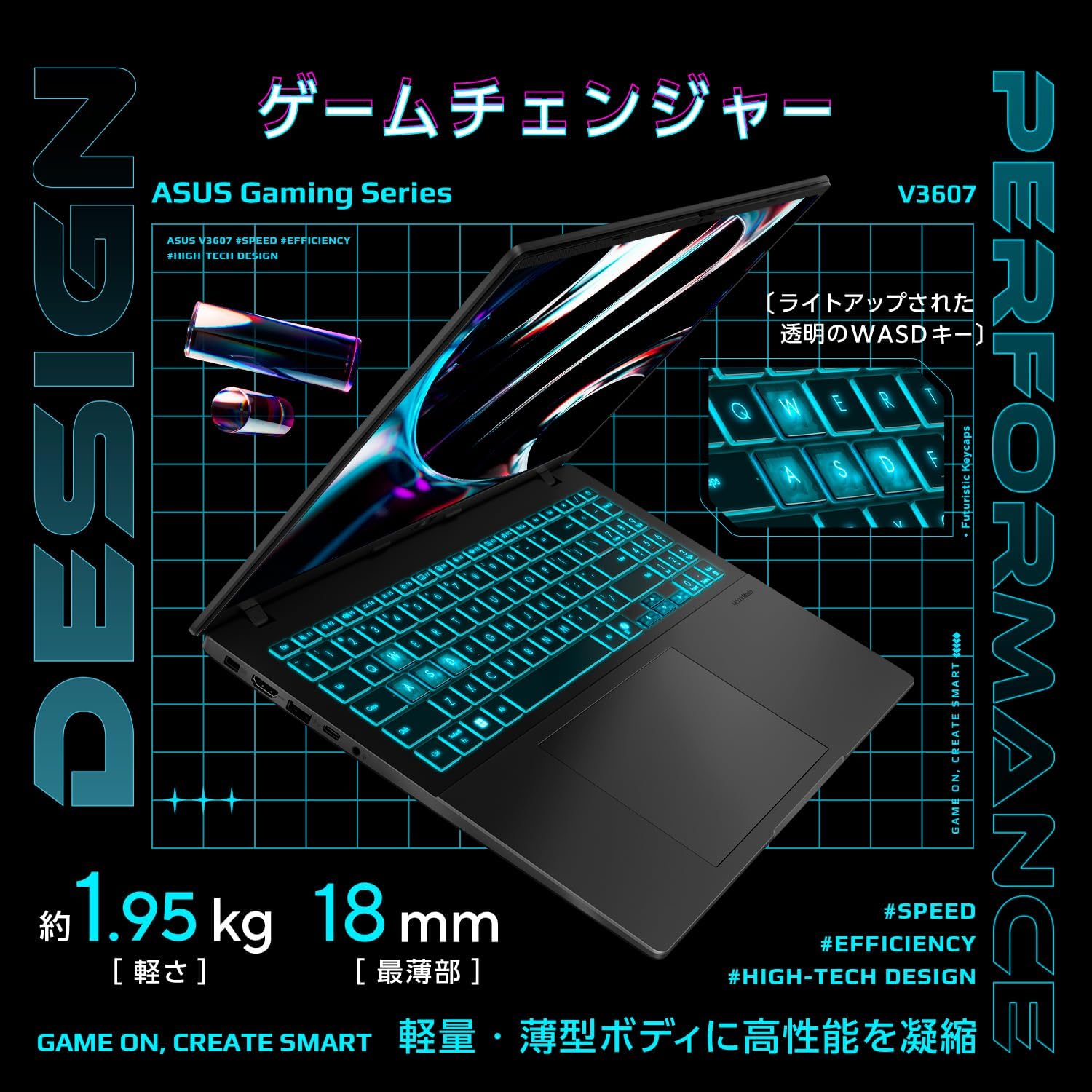 ASUS ゲーミングノートPC V3607VH-C5165R5050W