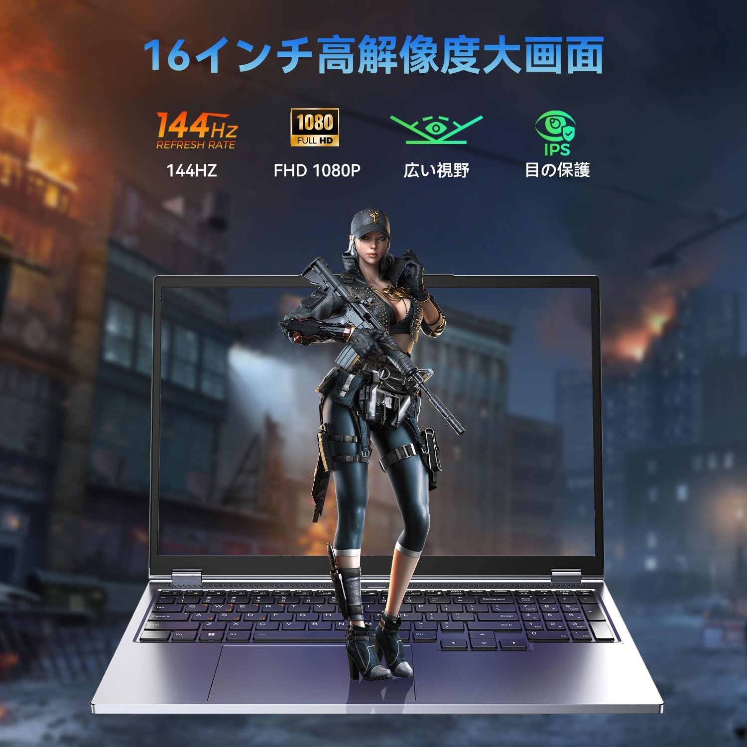RTX 3050Ti ゲーミングノートPC Core i9-9880H Windows 11 - 6