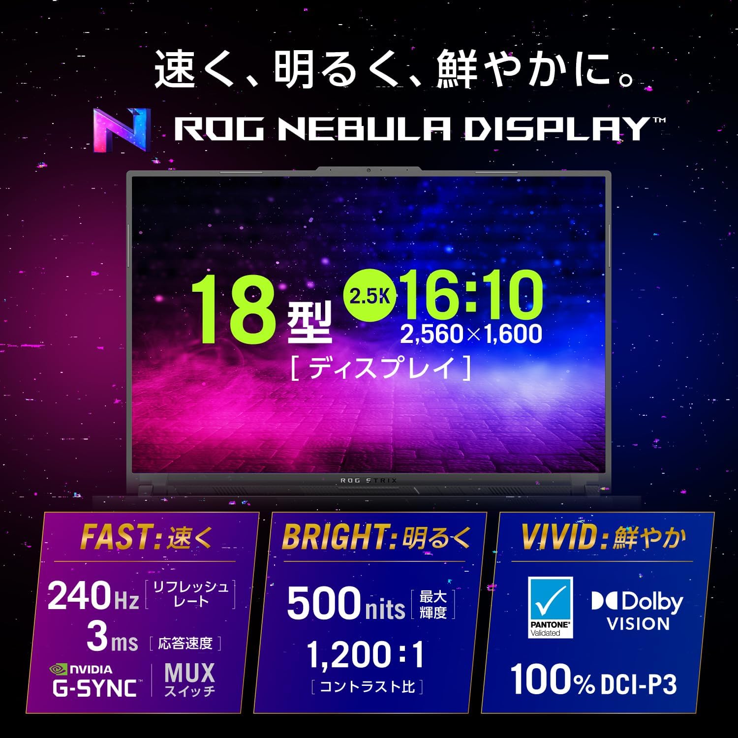 ASUS ゲーミングノートPC 18インチ G814FP-R9R5070G - 6