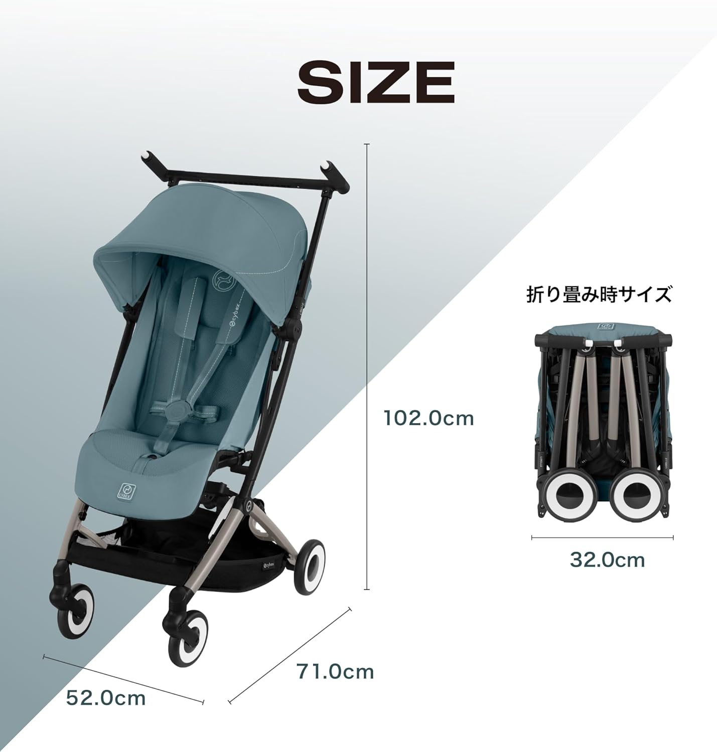 CYBEX(サイベックス)ウルトラコンパクト ベビーカー(オリジナルリフレクターバンド付き) - 3