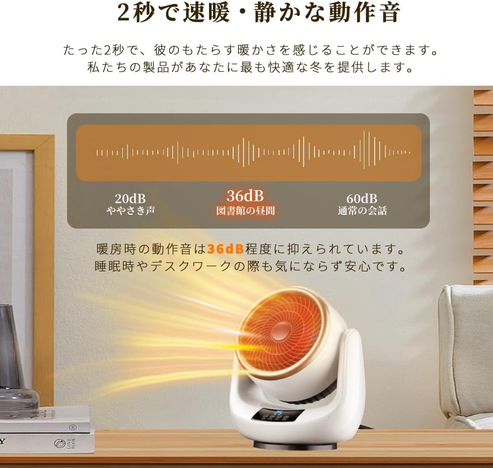 AHAKUICHIBAN セラミックヒーター - 2