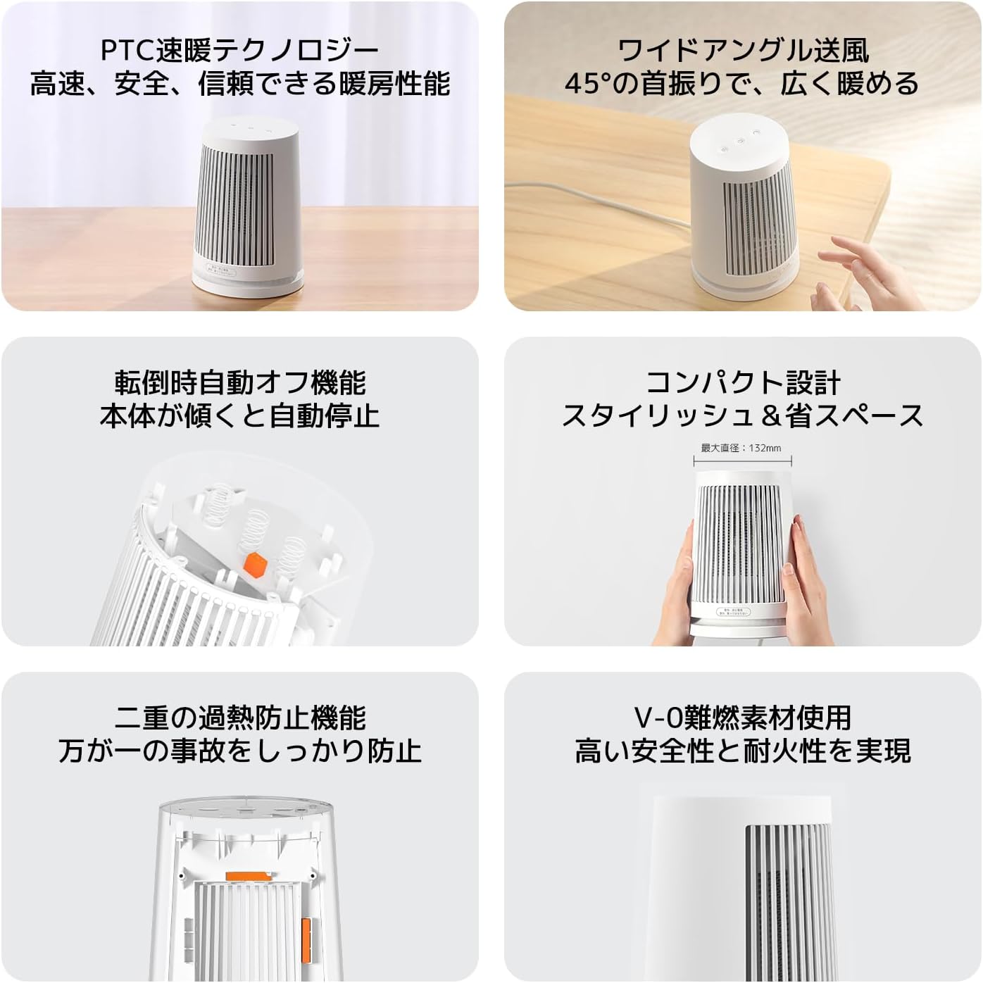 Xiaomi卓上ヒーター - 4