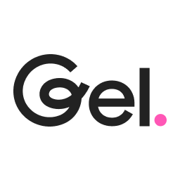 Gel, CPG & Tech, Strategy & Branding logo