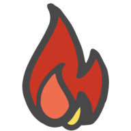 Map and Fire logo