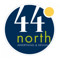 44º North Advertising & Design logo