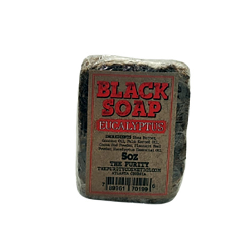 African Black Soap Bar [Eucalyptus] 5oz