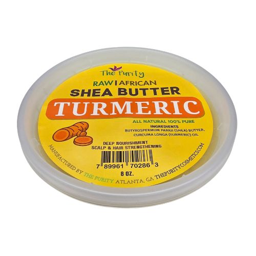 African Raw Shea Butter [Turmeric] 8oz