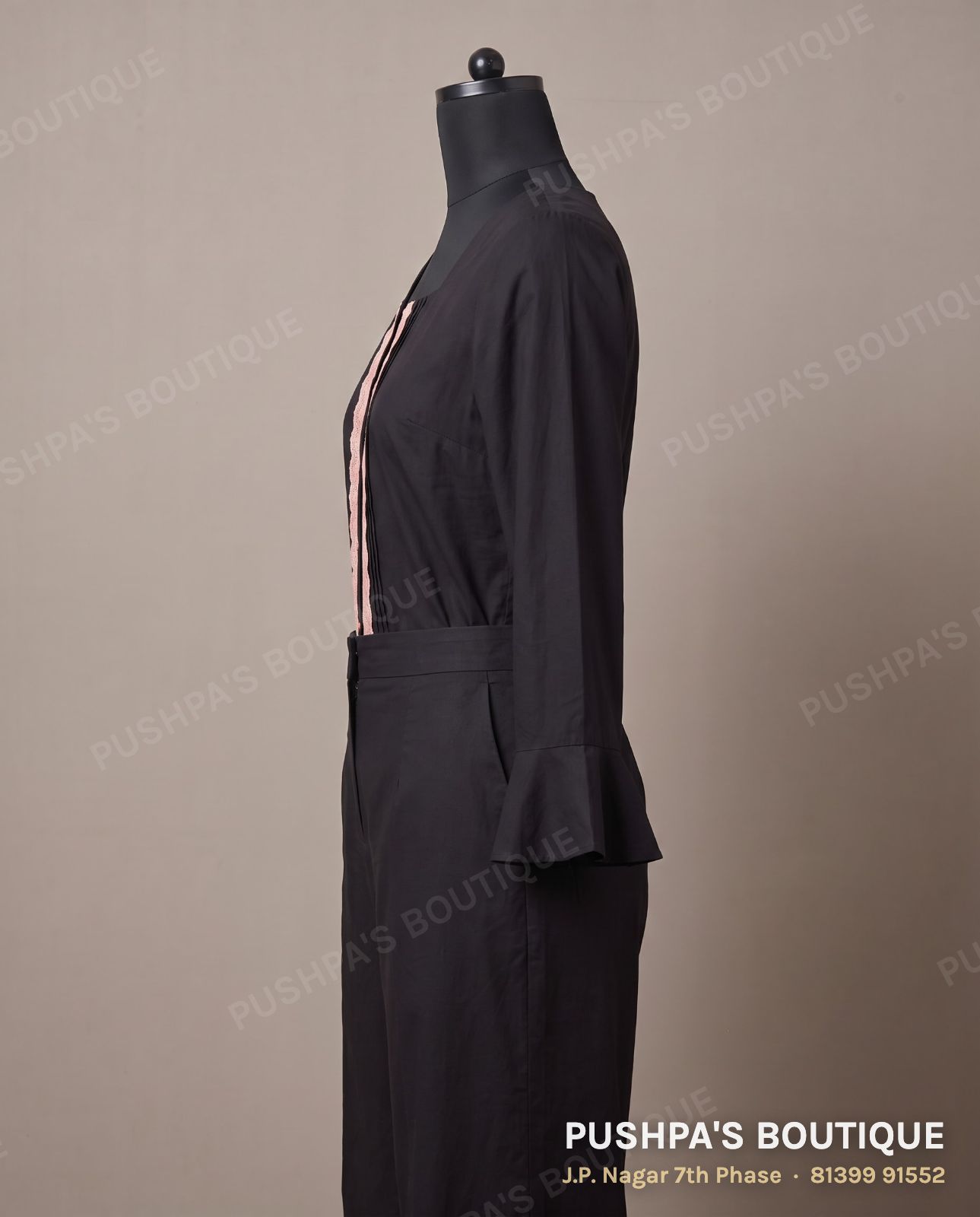 Co-ord set PB-014, square neck, full sleeve, photo 3