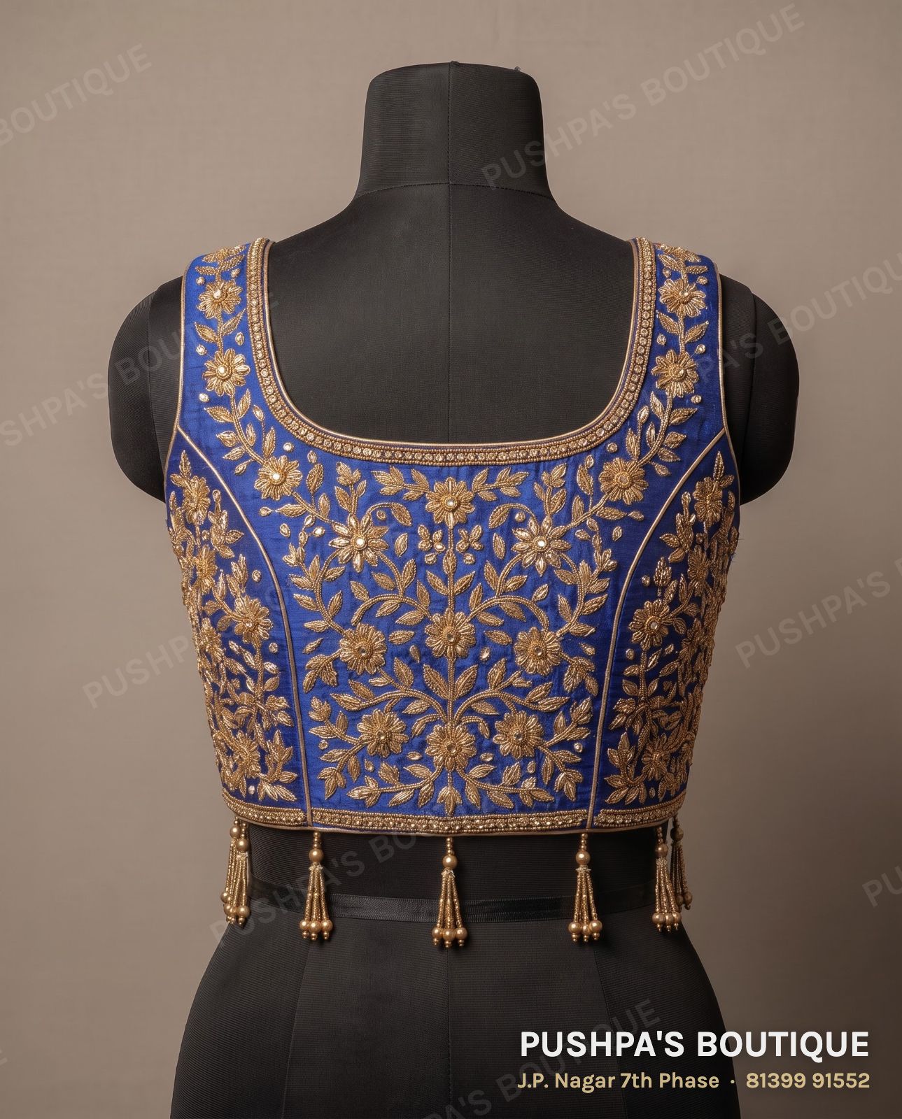 Princess cut blouse PB-061, square neck, window back, sleeveless, photo 2