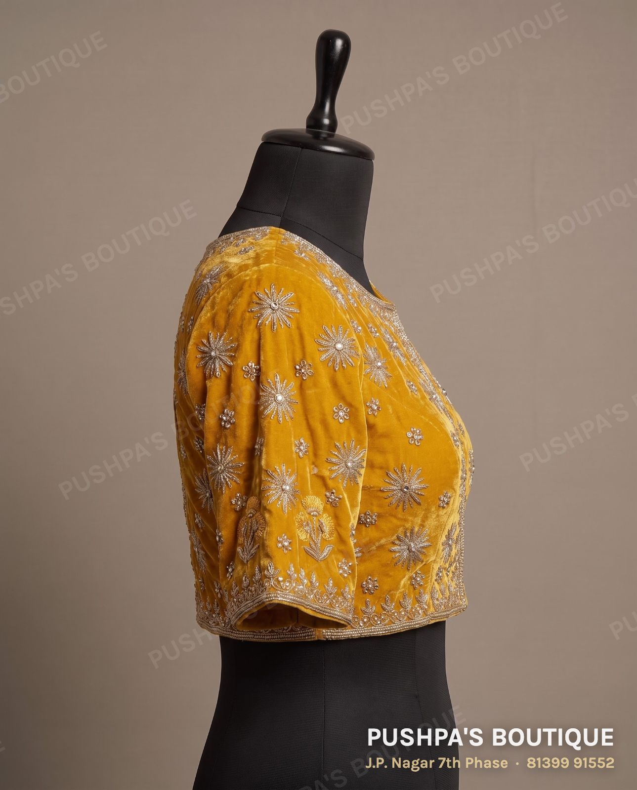 Princess cut blouse PB-063, round neck, dori back, photo 3