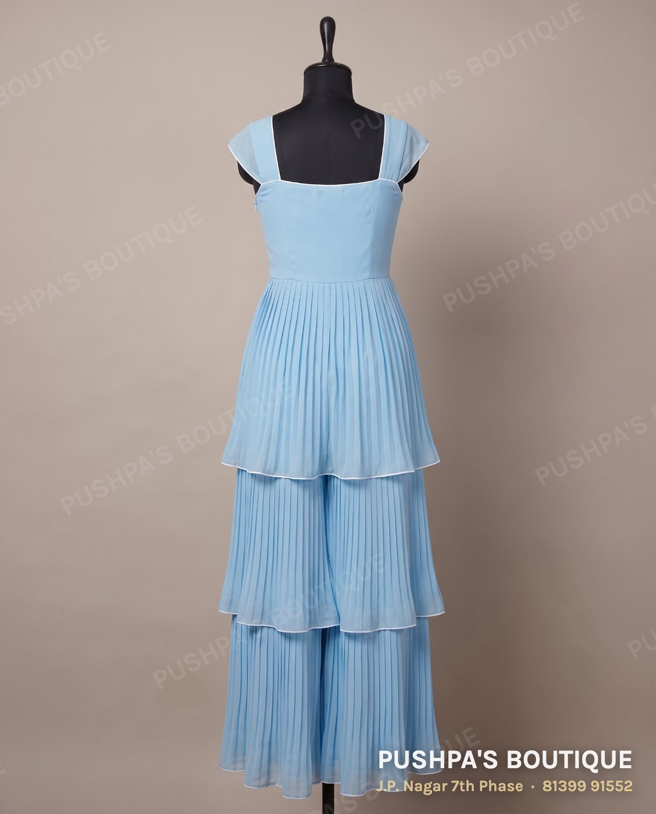 Western outfit PB-095, sweetheart neck, cap sleeve, photo 2