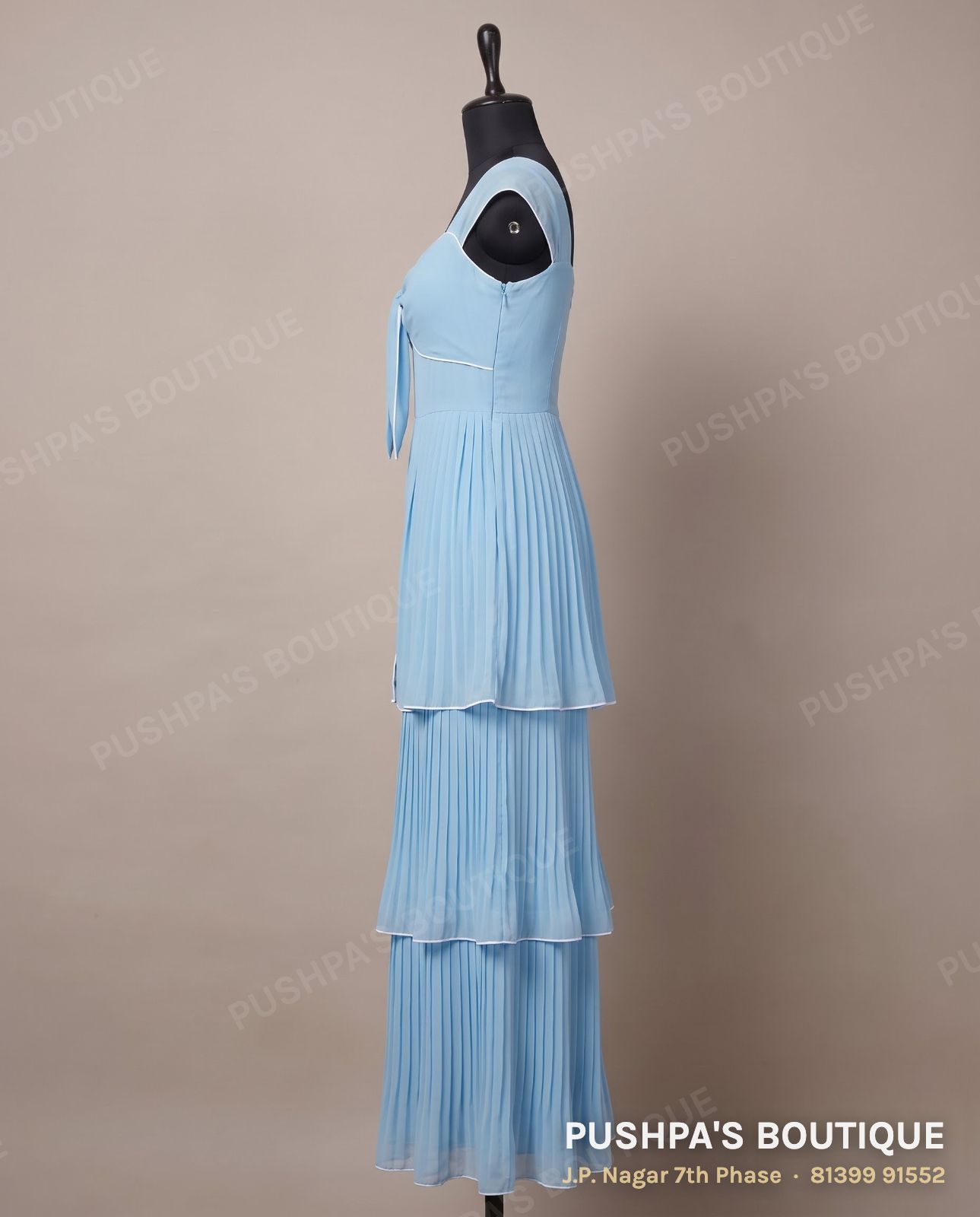 Western outfit PB-095, sweetheart neck, cap sleeve, photo 3