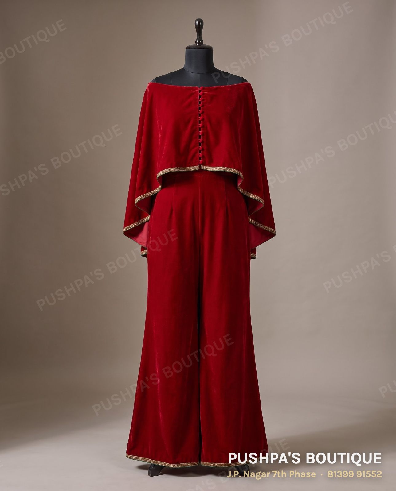 Indo-western outfit PB-097, sleeveless