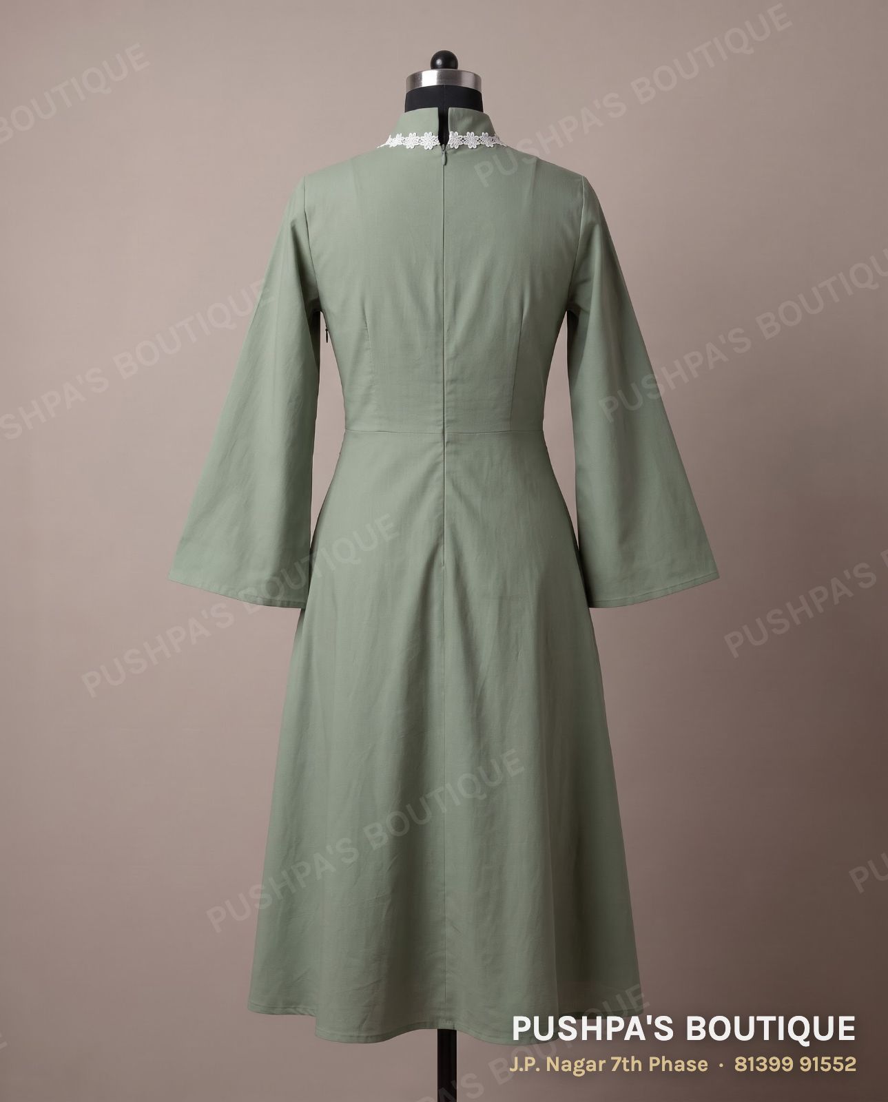 Gown PB-106, high neck, photo 2
