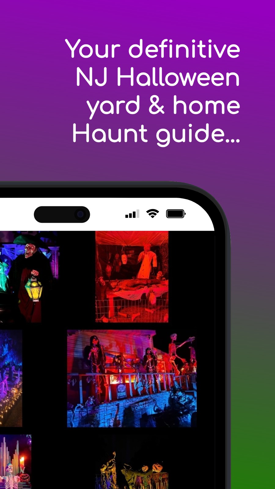 Your definitive NJ Halloween yard & home Haunt guide...