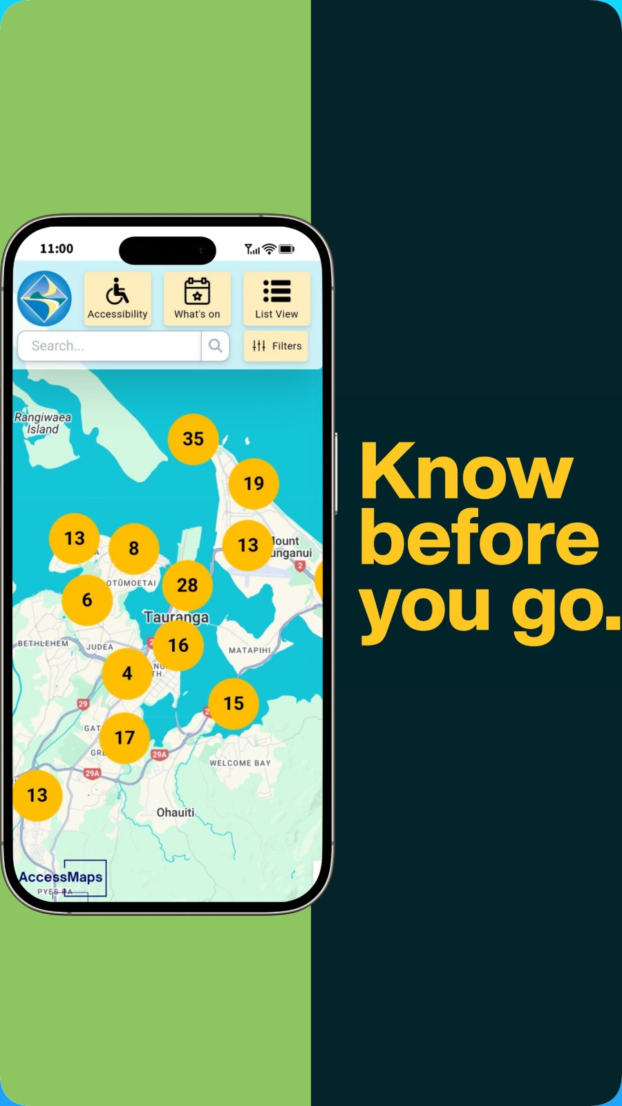 Tauranga City Accessibility Map - Explore your city!