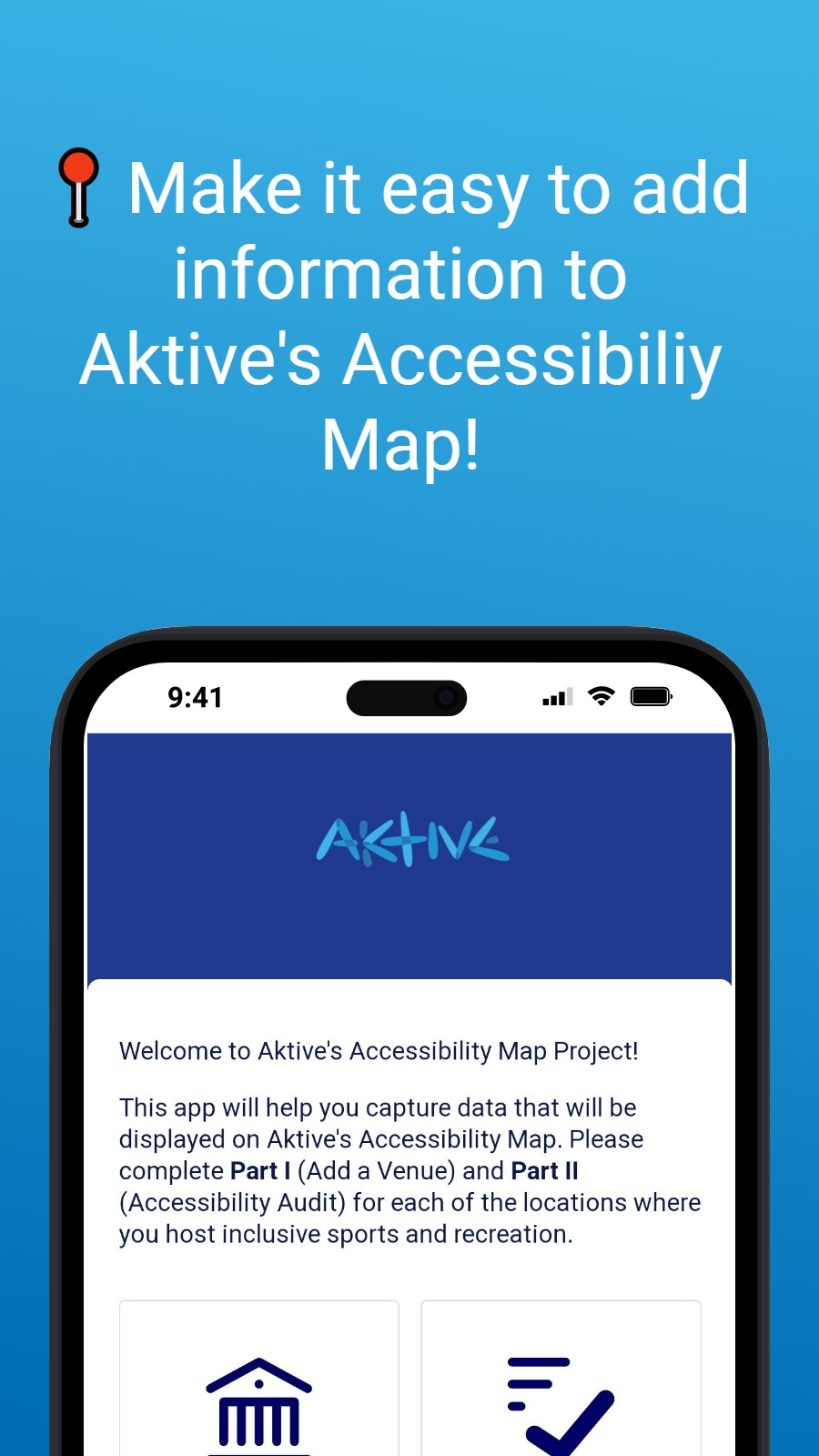 📍 Make it easy to add information to Aktive‘s Accessibiliy Map!