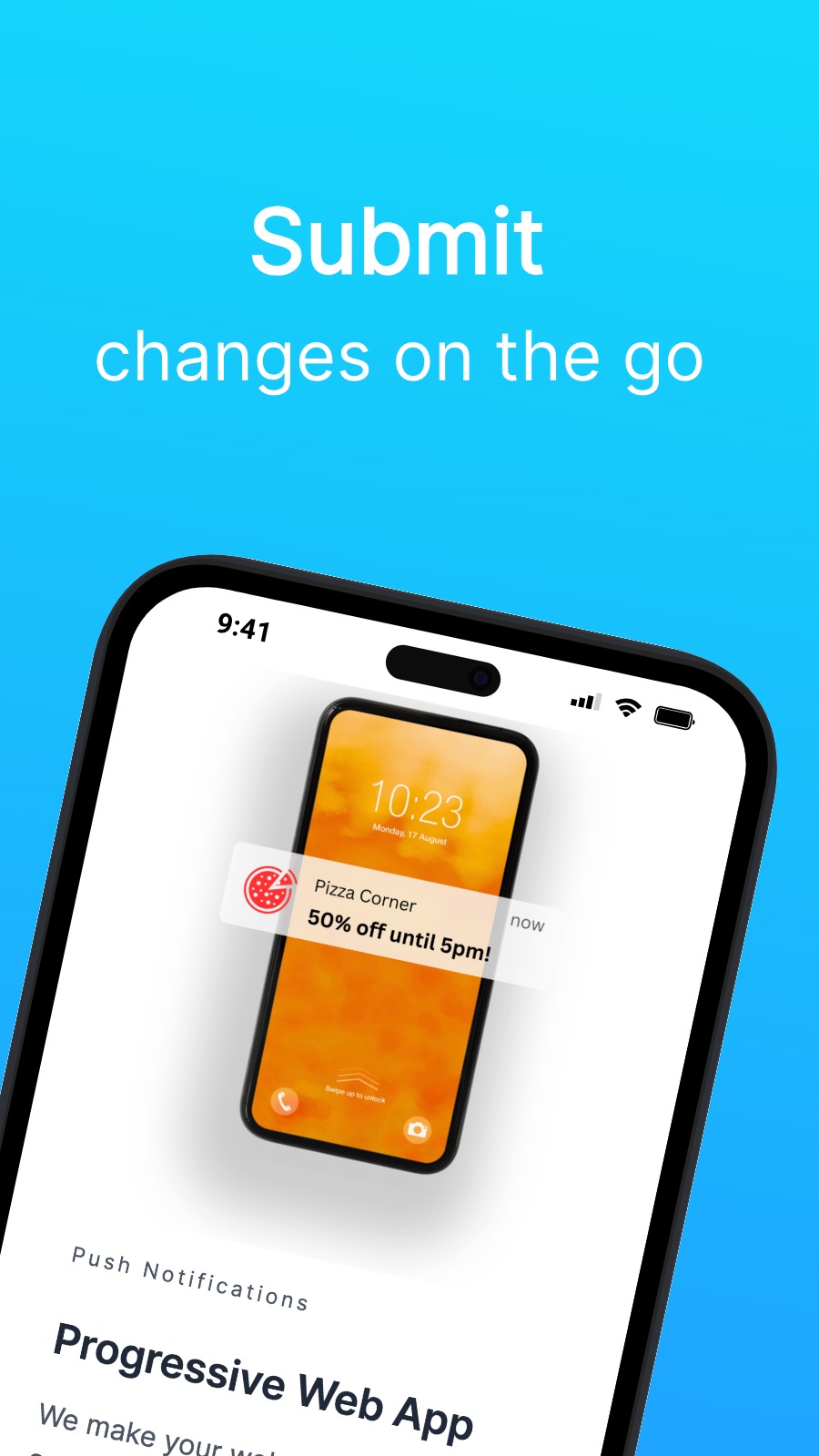 Submit - changes on the go