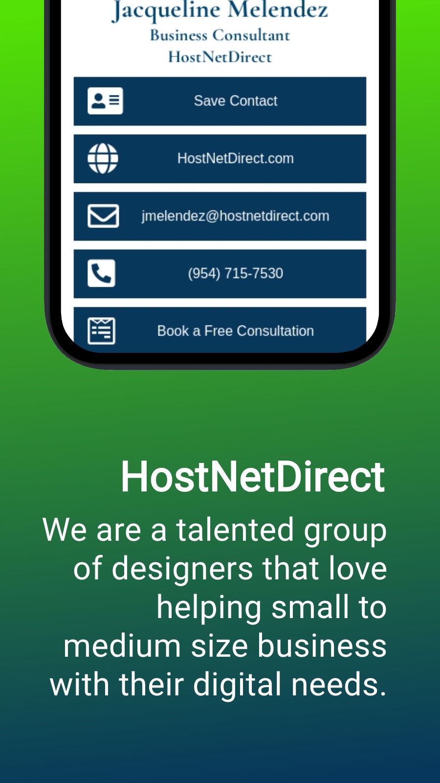 HostNetDirect - We are a talented group of designers that love helping small to medium size business with their digital needs.