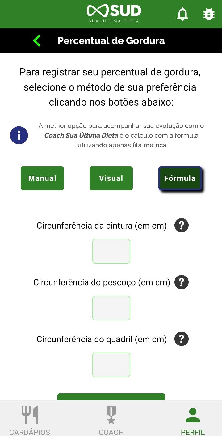 Calcule o seu percentual de gordura utilizando apenas uma fita métrica.