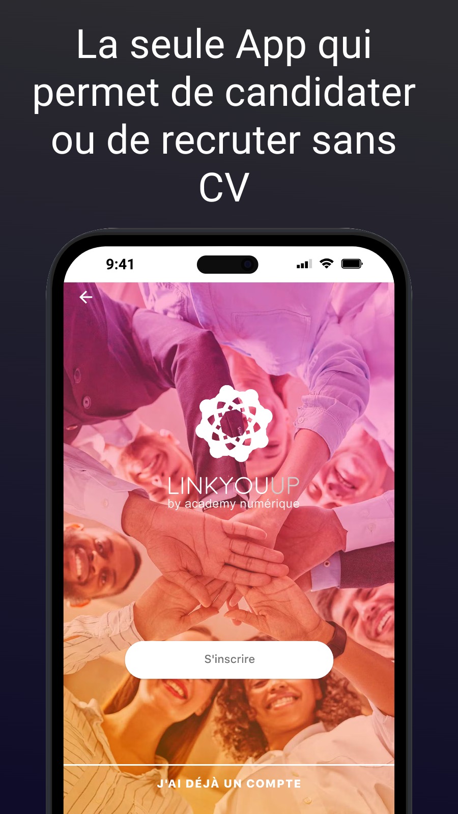 La seule App qui permet de candidater ou de recruter sans CV