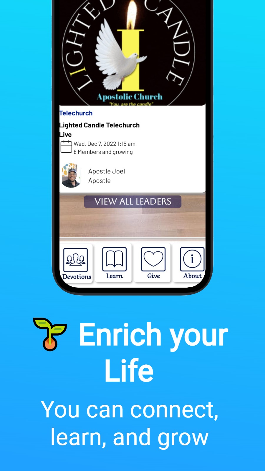 🌱 Enrich your Life - You can connect, learn, and grow