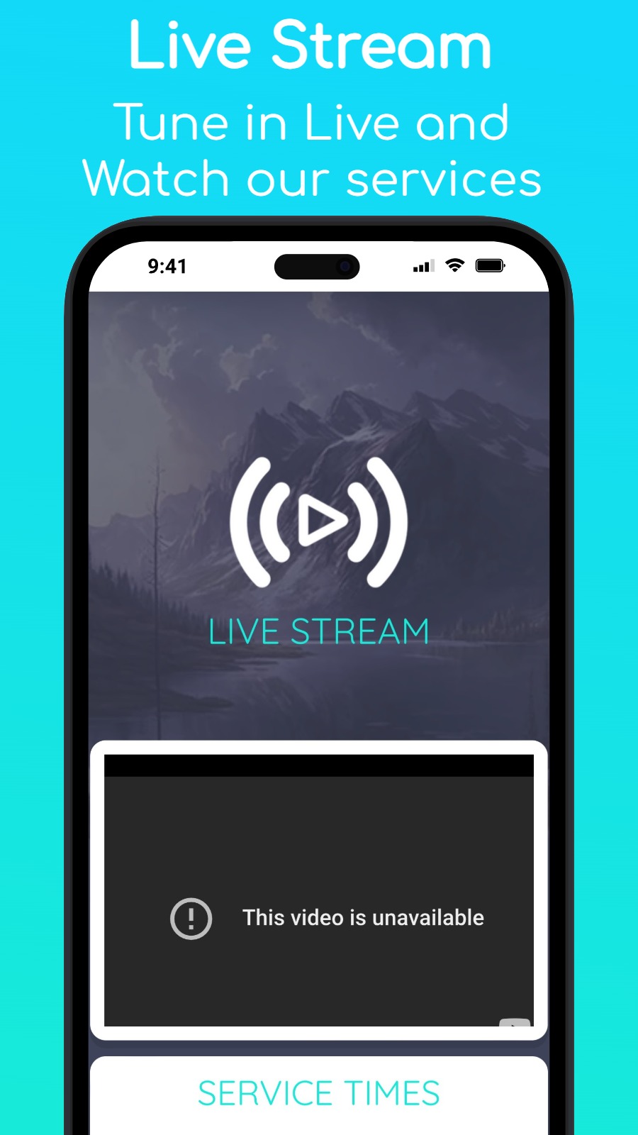 Live Stream - Tune in Live and Watch our services