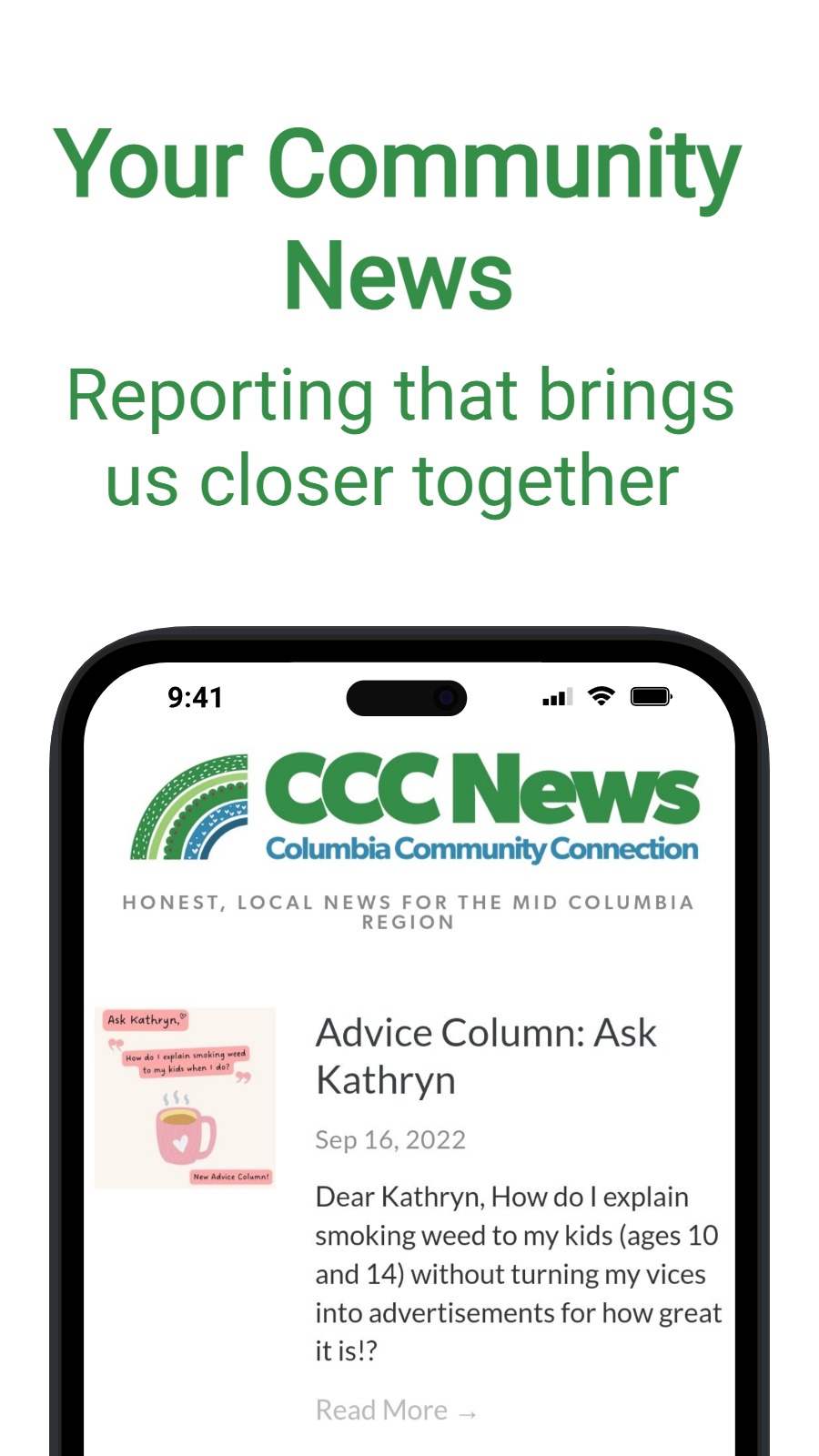 Your Community News - Reporting that brings us closer together 