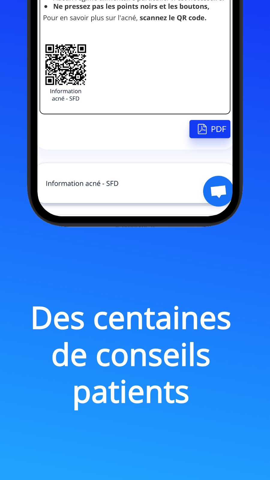 Des centaines de conseils patients