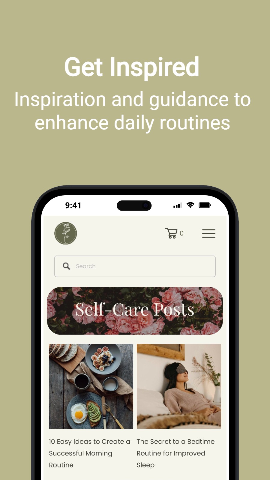 Get Inspired - Inspiration and guidance to enhance daily routines