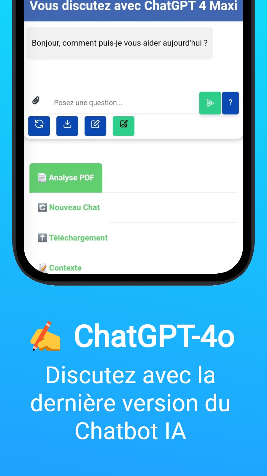 ✍️ ChatGPT-4o - Discutez avec la dernière version du Chatbot IA