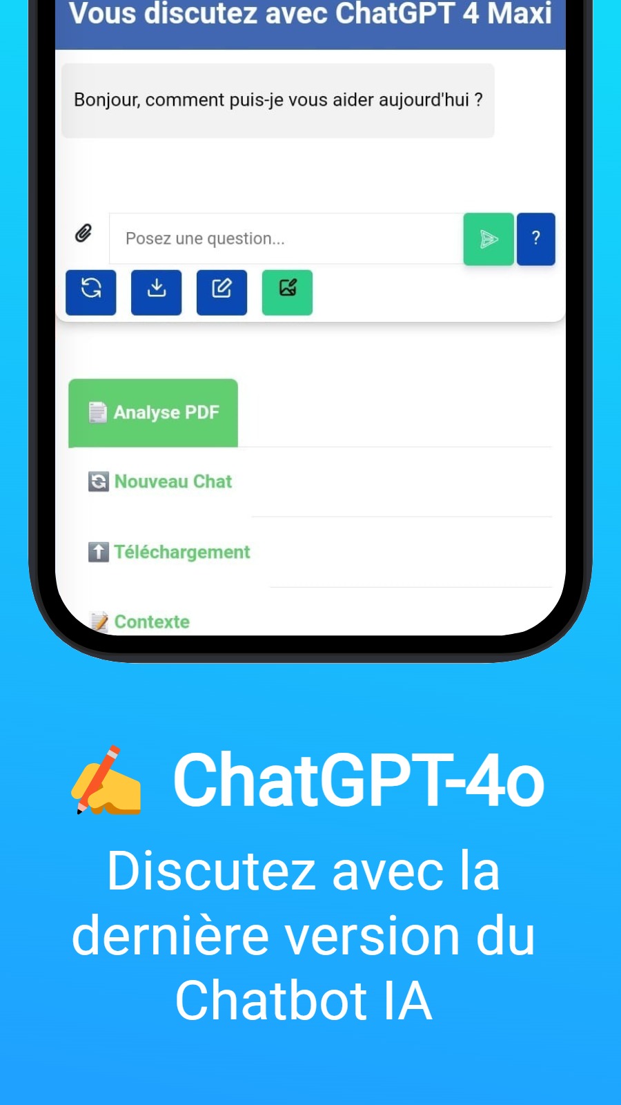 ✍️ ChatGPT-4o - Discutez avec la dernière version du Chatbot IA