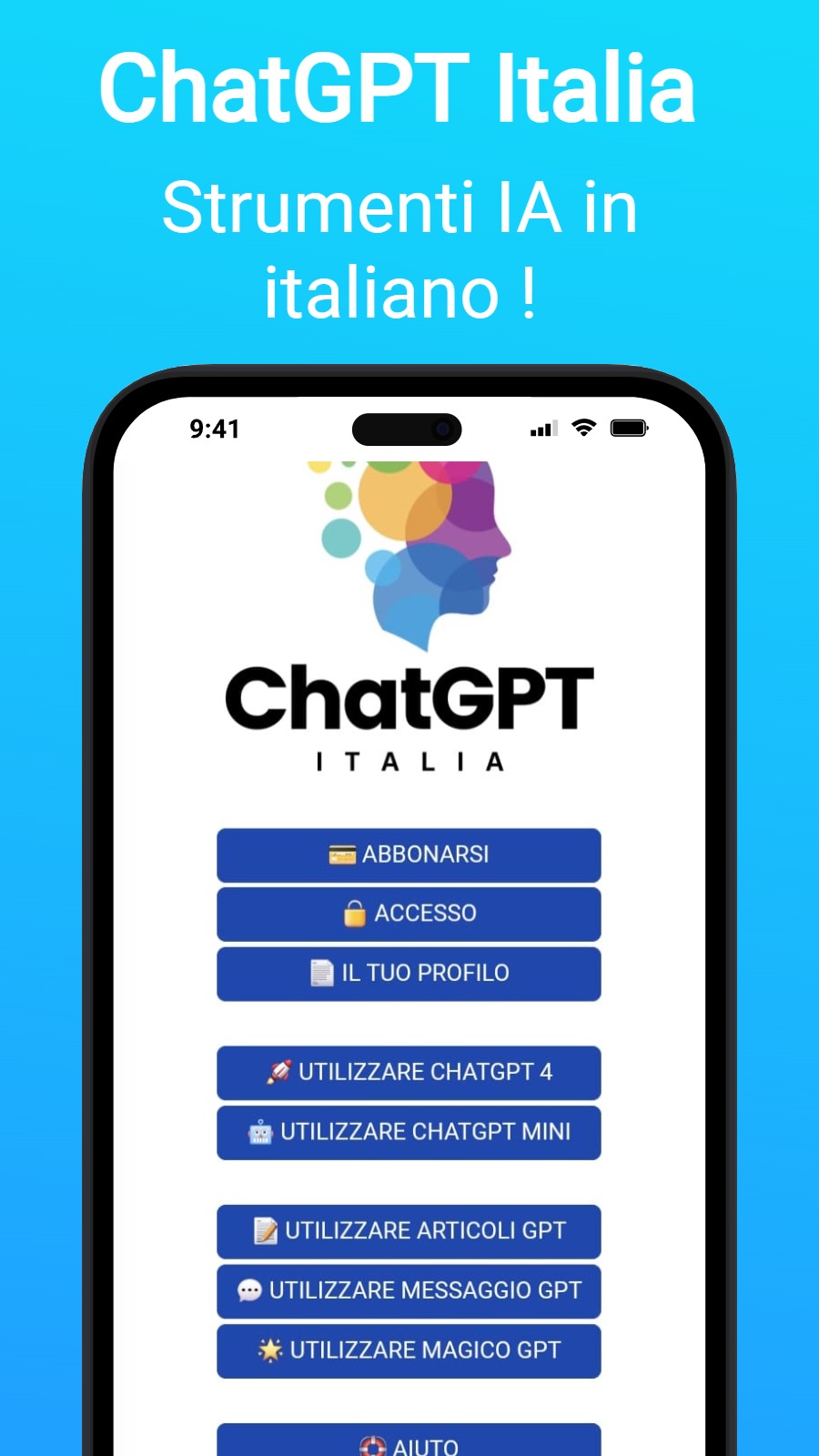 ChatGPT Italia - Strumenti IA in italiano !